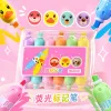 Mermaid Halloween Colored Highlighter Set Stationery Sparkling Watercolor Pens Specification image